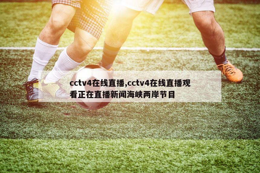 cctv4在线直播,cctv4在线直播观看正在直播新闻海峡两岸节目